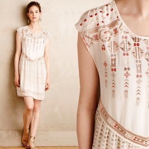 Anthropologie One September Calliope Embroidered Dress Sz XS